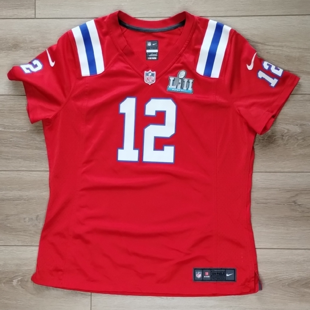 Nike Tom Brady 12 NFL Super Bowl Jersey Womens XL